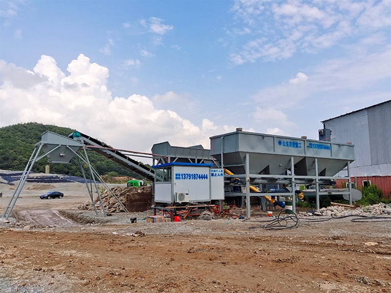 WDJ500型免基礎穩(wěn)定土拌合站